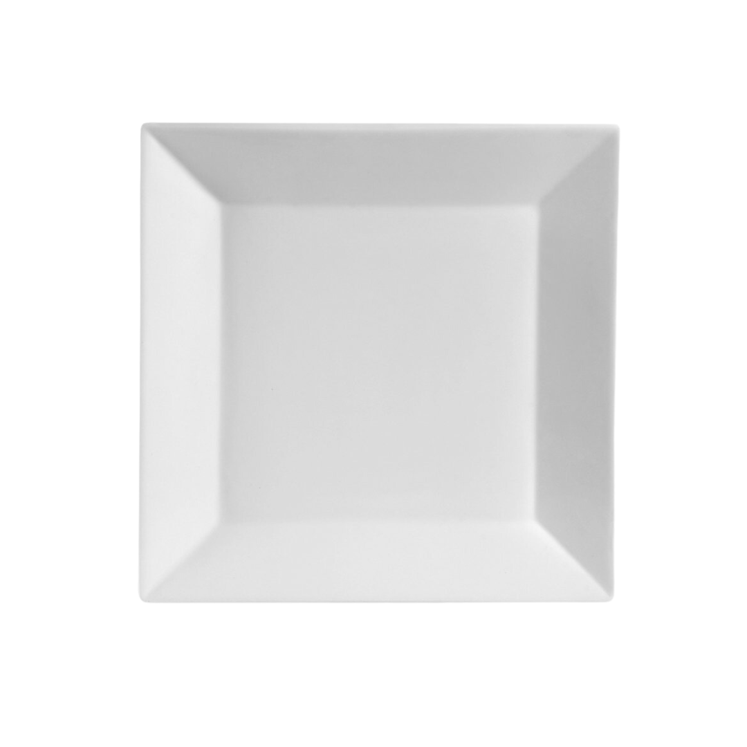 China White Square Bread & Butter Plate