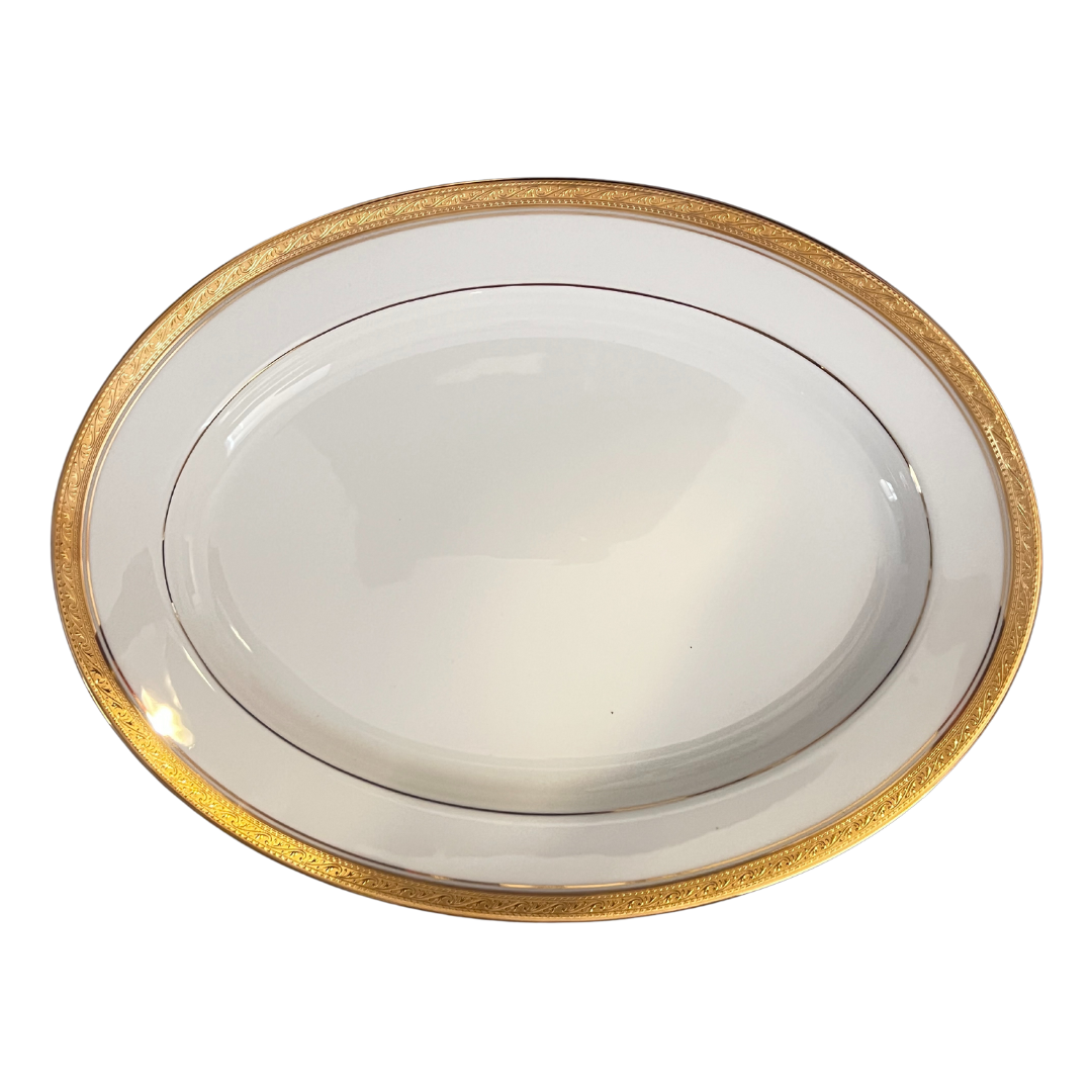 Noritake Imperial Gold Oval Serving Platter