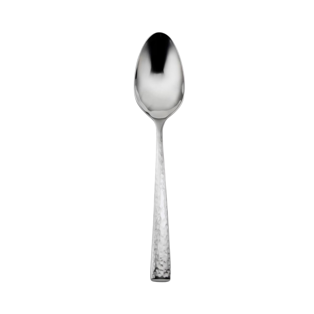 Hammered Silver Dinner Spoon