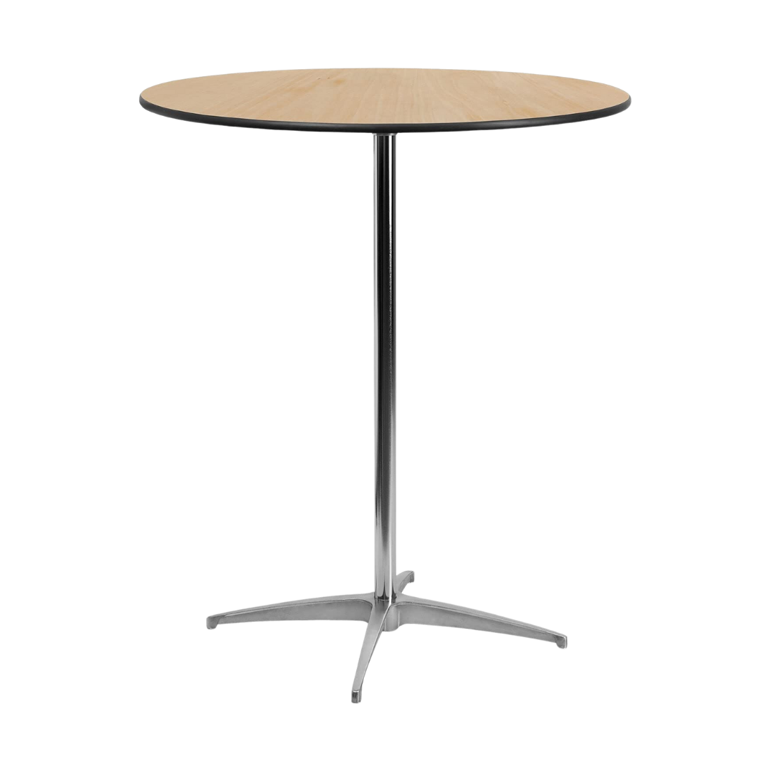 30inch Wood Round Cocktail Table