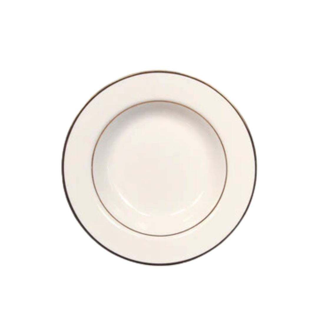 Bread & Butter Plate (B&B Plate - China Diplomat Ivory - Gold Band) 