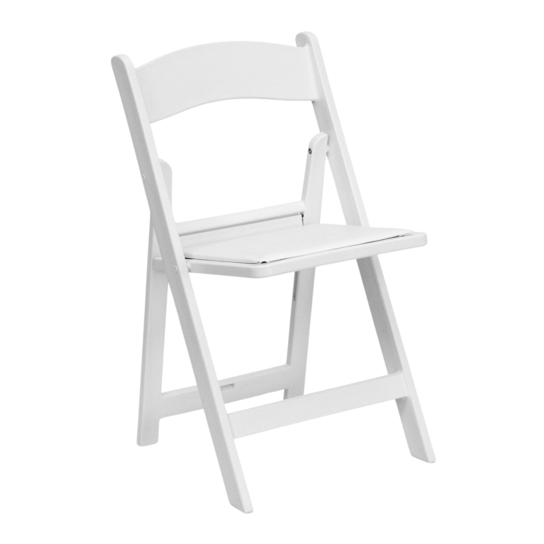 White Folding Chair