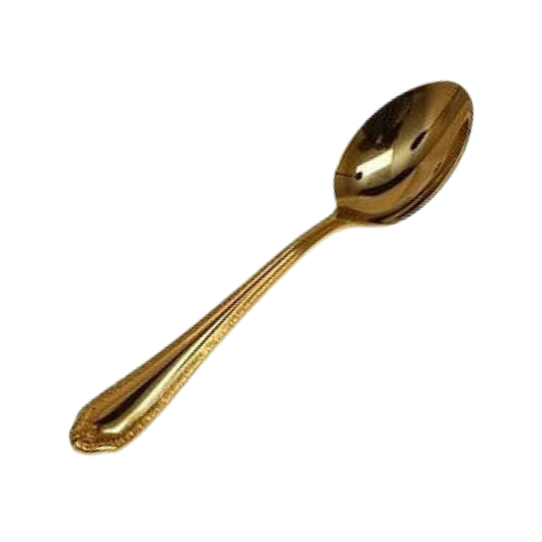 Fiori Gold Soup Spoon