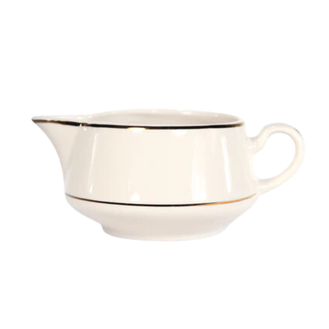 Espresso Coffee Cup/Saucer (China Diplomat Ivory - Gold Band)