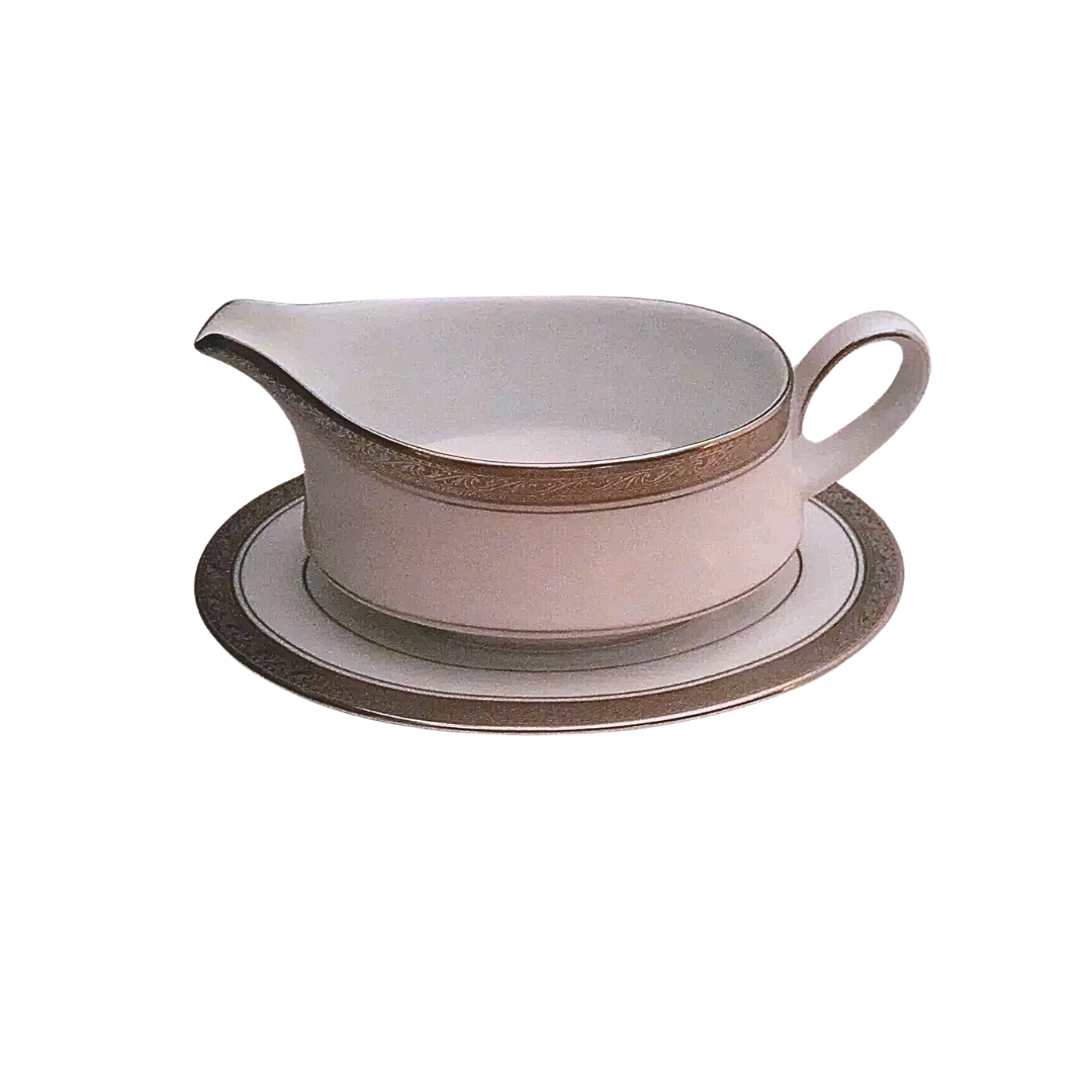 Noritake Crestwood Platinum Gravy Boat