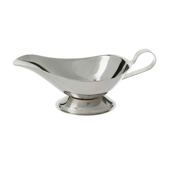 10-Ounce Stainless Steel Gravy Boat