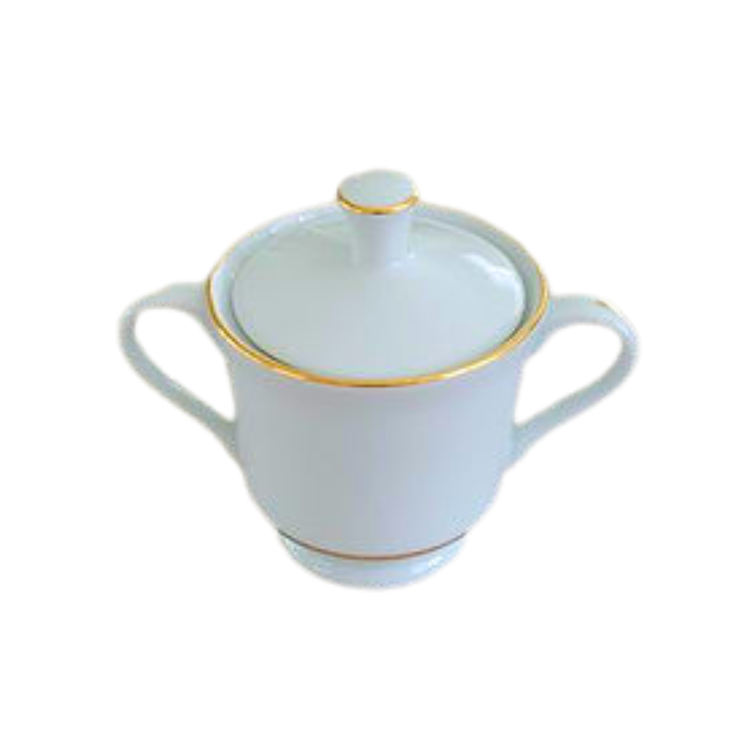 Creamer (China White with Gold Band)