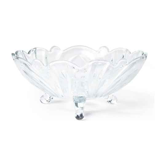 Elegant Glass Fruit Bowl 