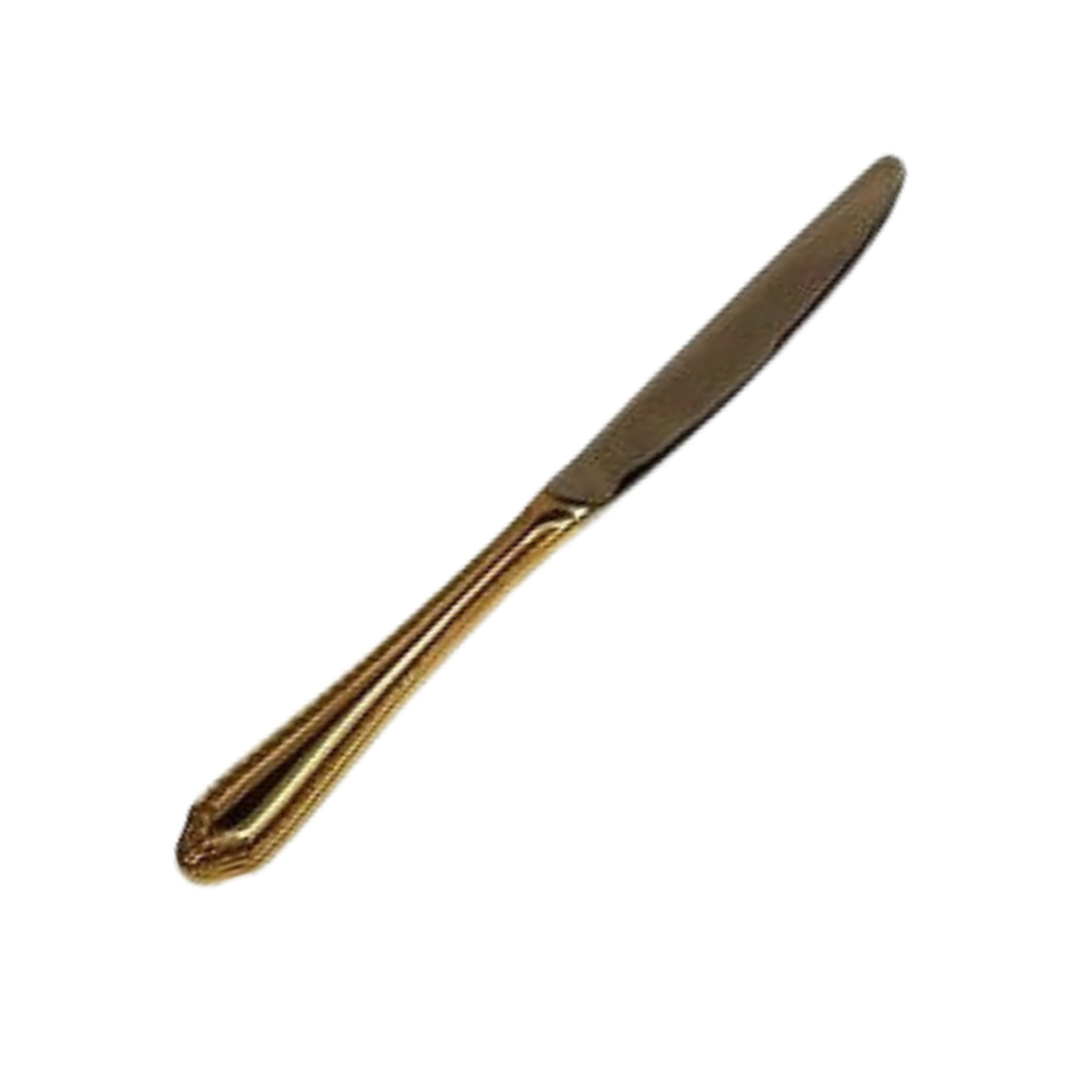 Fiori Gold Dinner Knife