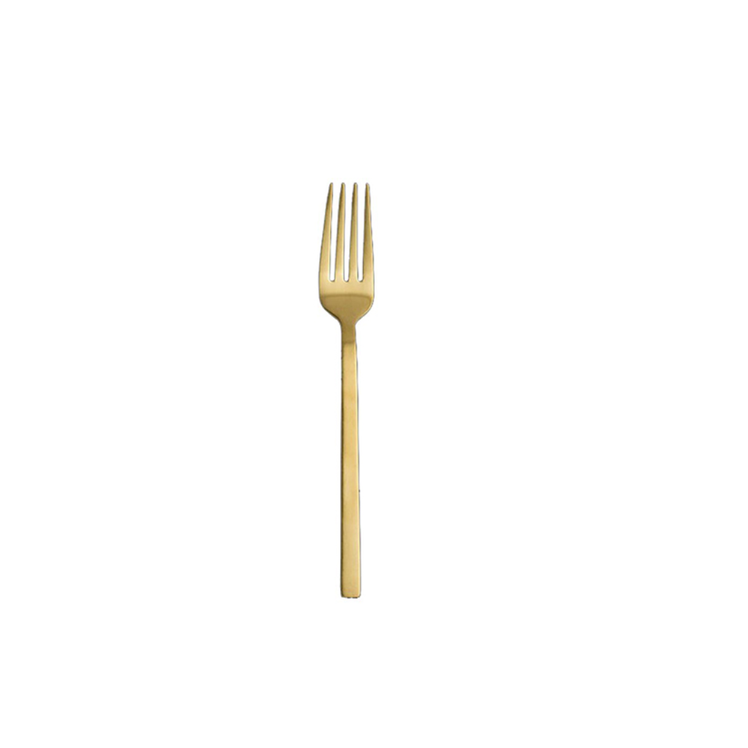 Varick Lissome Gold Dessert Fork